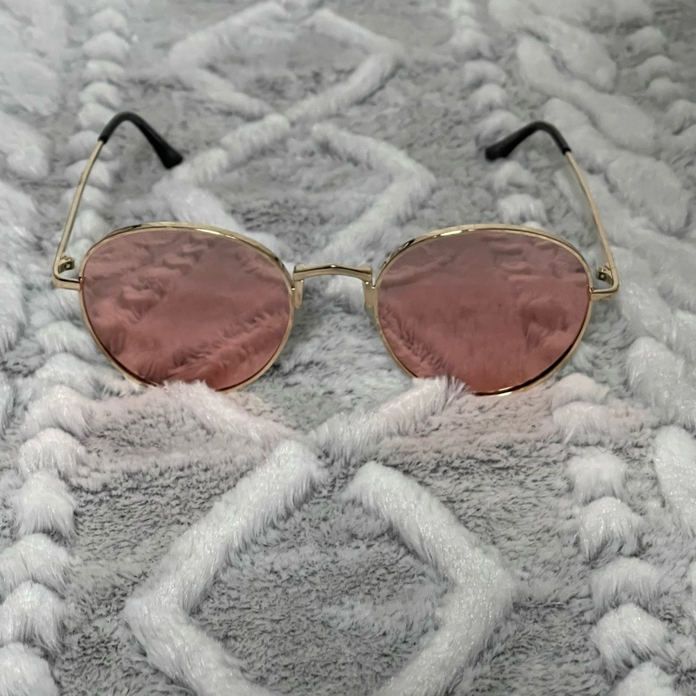 Garage Rose Gold Reflective Sunglasses